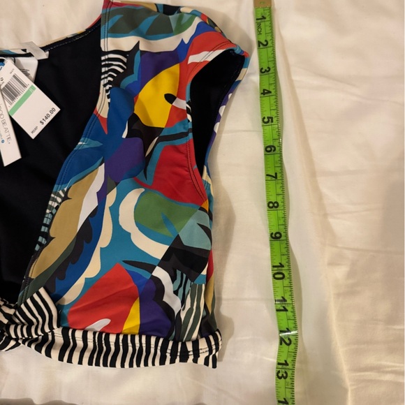 Colorful & FUN Patterned Bikini by BLUE ROD BEATTIE really FLATTERING- zoom in👀 - Picture 4 of 14